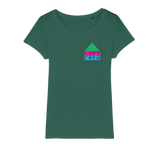 Loft Crew Logo 1 (Front & Back Print) - Organic Jersey Womens T-Shirt