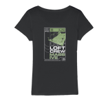 LOFT CREW 4 LIFE - (Front & Rear Print) Organic Jersey Womens T-Shirt