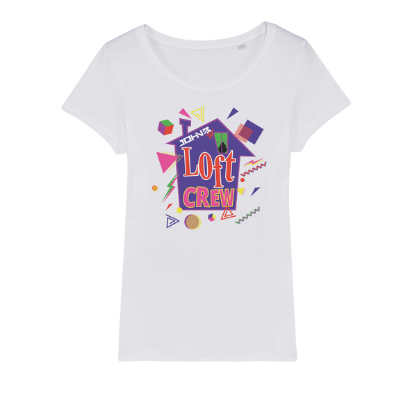 Loft Crew (House Party) - Organic Jersey Womens T-Shirt