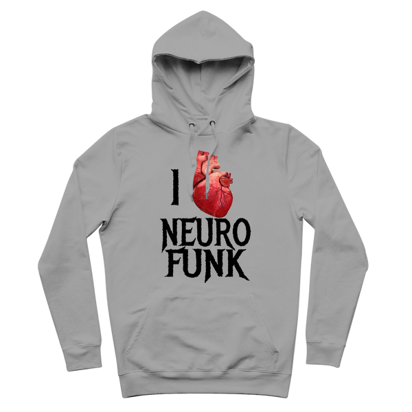 "I Love Neurofunk" ﻿Premium Adult Hoodie