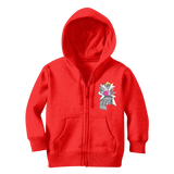 "ROBOT LOVER" (Colour) Classic Kids Zip Hoodie
