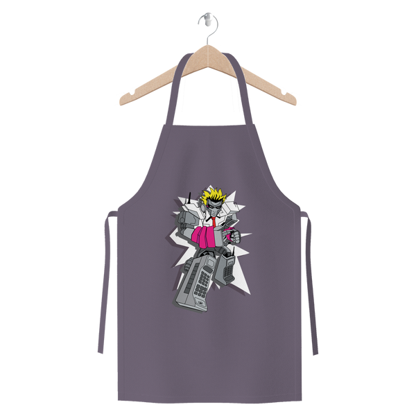 "ROBOT LOVER" (Colour) Premium Jersey Apron