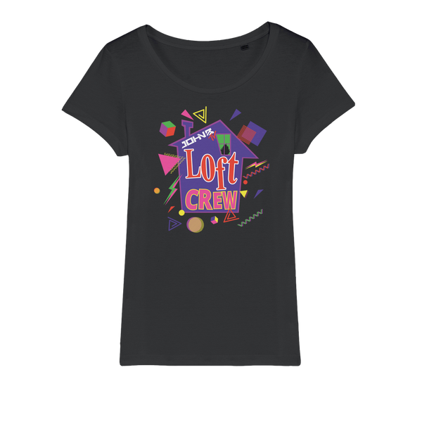 Loft Crew (House Party) - Organic Jersey Womens T-Shirt