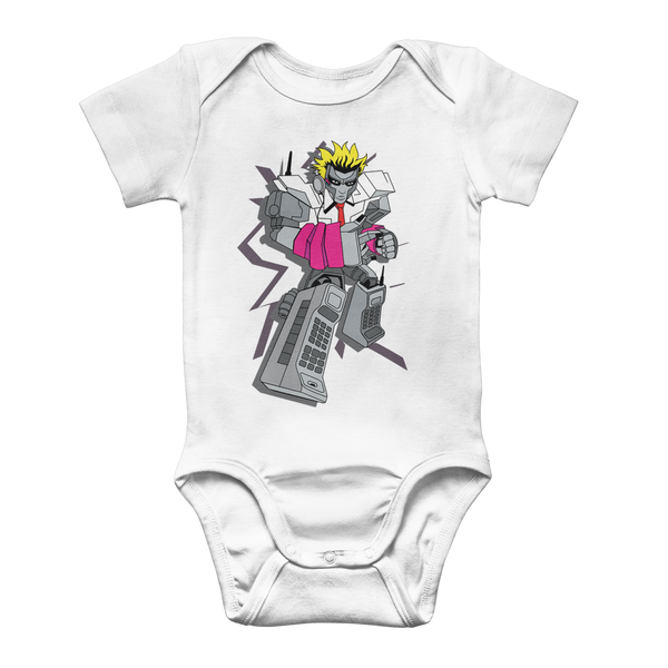 "ROBOT LOVER" (Colour) Classic Baby Onesie Bodysuit