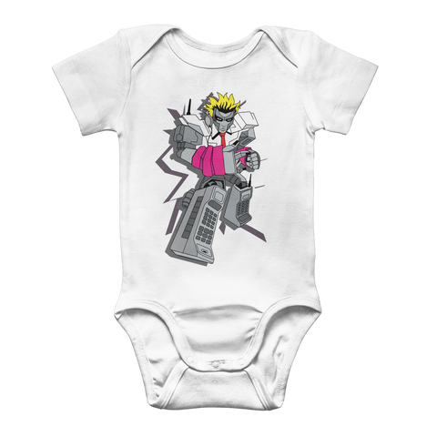 "ROBOT LOVER" (Colour) Classic Baby Onesie Bodysuit