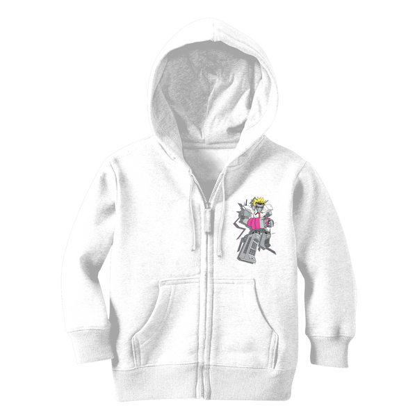 "ROBOT LOVER" (Colour) Classic Kids Zip Hoodie