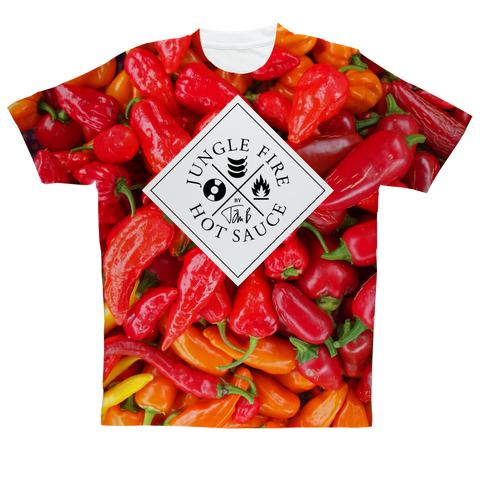 Jungle Fire Hot Chilli 'All-Over Print' Adult T-Shirt