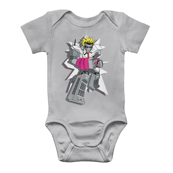 "ROBOT LOVER" (Colour) Classic Baby Onesie Bodysuit