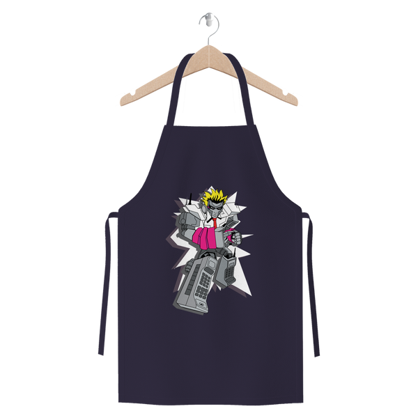"ROBOT LOVER" (Colour) Premium Jersey Apron