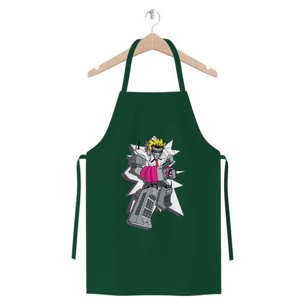 "ROBOT LOVER" (Colour) Premium Jersey Apron