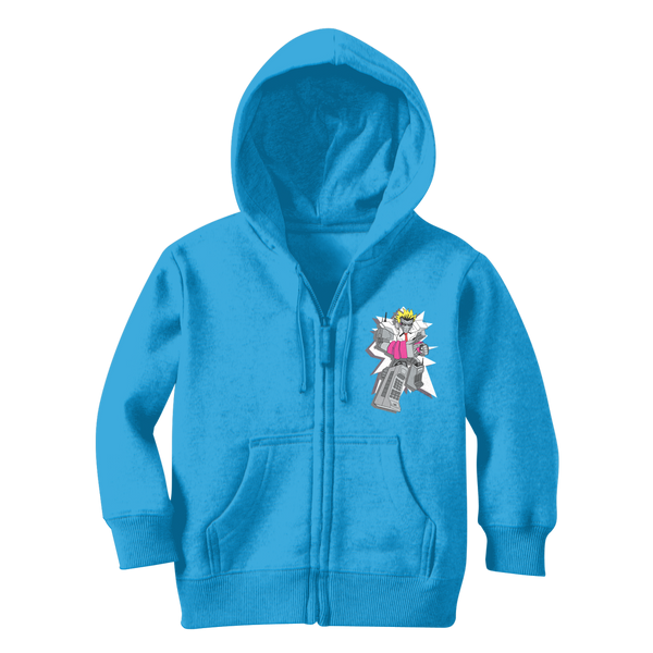 "ROBOT LOVER" (Colour) Classic Kids Zip Hoodie