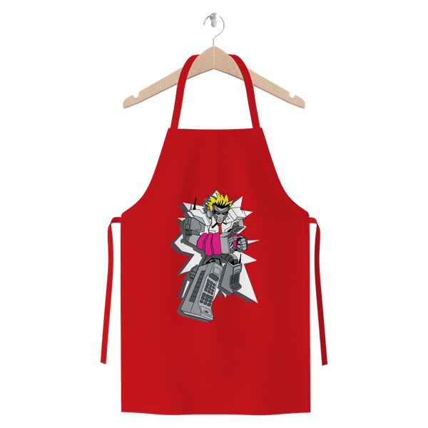 "ROBOT LOVER" (Colour) Premium Jersey Apron