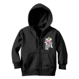 "ROBOT LOVER" (Colour) Classic Kids Zip Hoodie