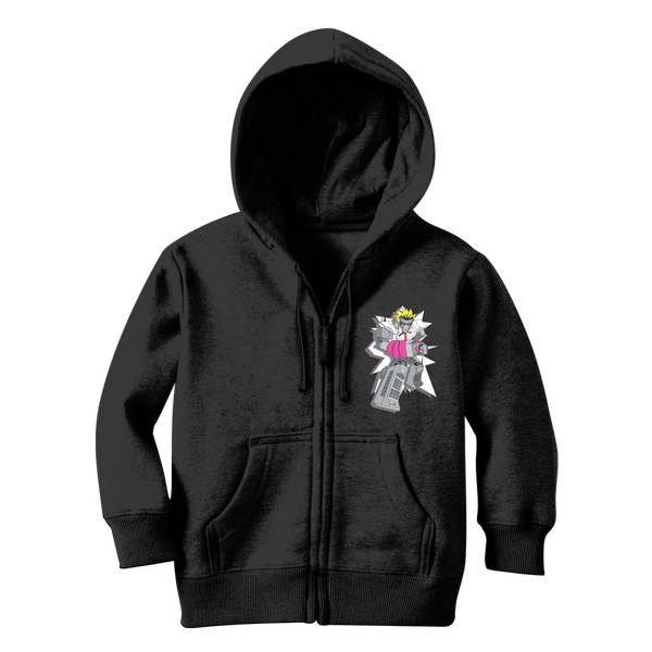 "ROBOT LOVER" (Colour) Classic Kids Zip Hoodie