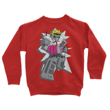"ROBOT LOVER" (Colour) Classic Kids Sweatshirt