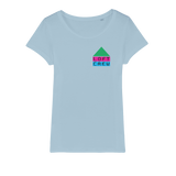 Loft Crew Logo 1 (Front & Back Print) - Organic Jersey Womens T-Shirt