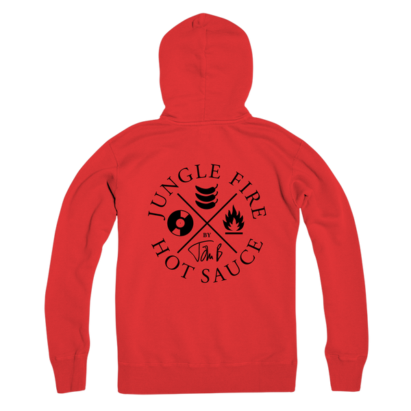 Jungle Fire Premium Adult Zip Hoodie