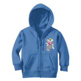 "ROBOT LOVER" (Colour) Classic Kids Zip Hoodie
