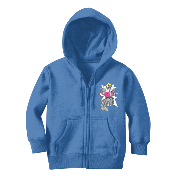 "ROBOT LOVER" (Colour) Classic Kids Zip Hoodie