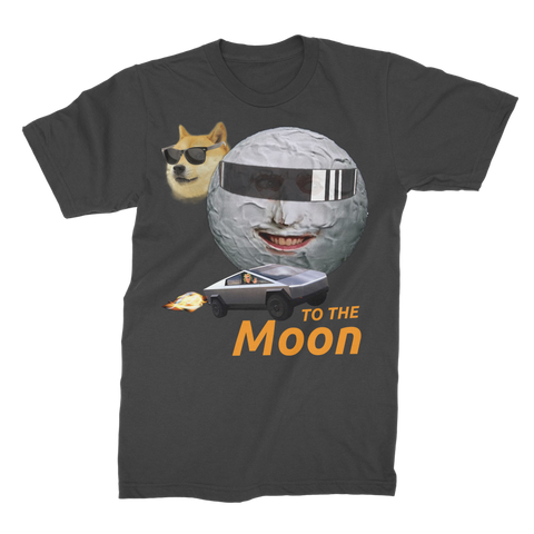 To the Moon - Premium Jersey Men's T-Shirt