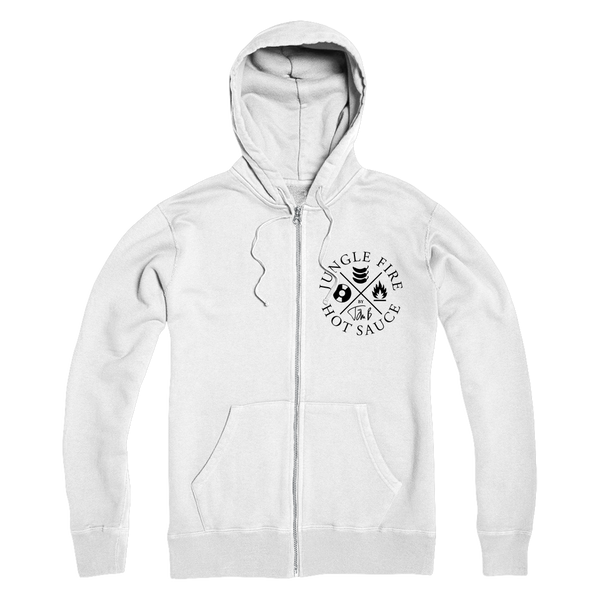 Jungle Fire Premium Adult Zip Hoodie