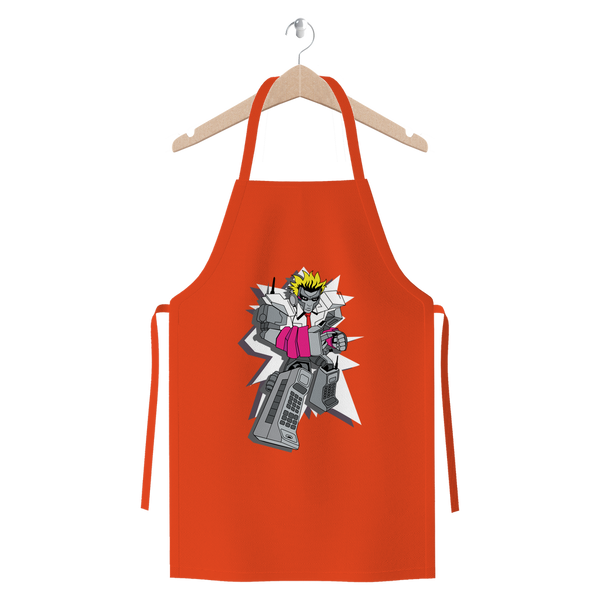 "ROBOT LOVER" (Colour) Premium Jersey Apron