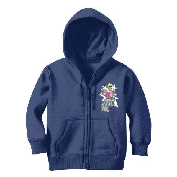 "ROBOT LOVER" (Colour) Classic Kids Zip Hoodie