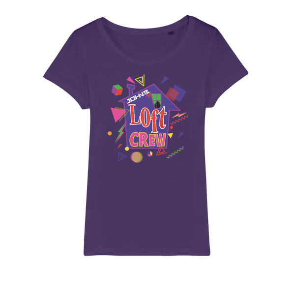 Loft Crew (House Party) - Organic Jersey Womens T-Shirt