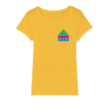 Loft Crew Logo 1 (Front & Back Print) - Organic Jersey Womens T-Shirt