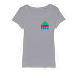 Loft Crew Logo 1 (Front & Back Print) - Organic Jersey Womens T-Shirt