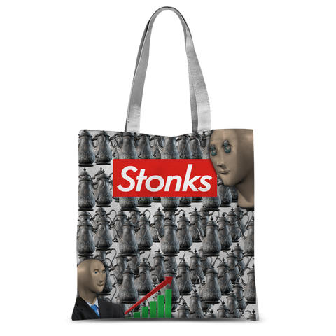 STONKS Classic Sublimation Tote Bag