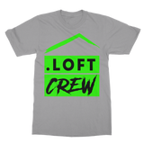 Loft Crew (Green Logo) - Classic Adult T-Shirt (Up to 5XL)