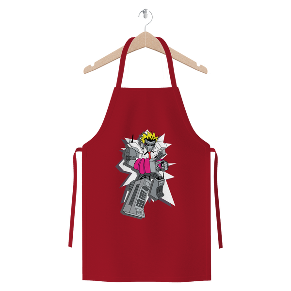 "ROBOT LOVER" (Colour) Premium Jersey Apron