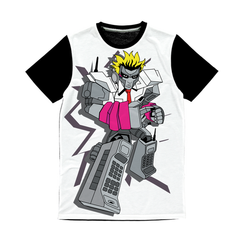 "ROBOT LOVER" (Colour) Classic Sublimation Panel T-Shirt