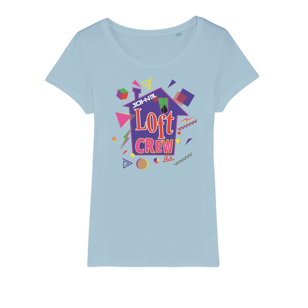 Loft Crew (House Party) - Organic Jersey Womens T-Shirt