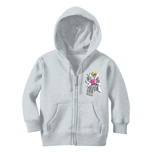 "ROBOT LOVER" (Colour) Classic Kids Zip Hoodie