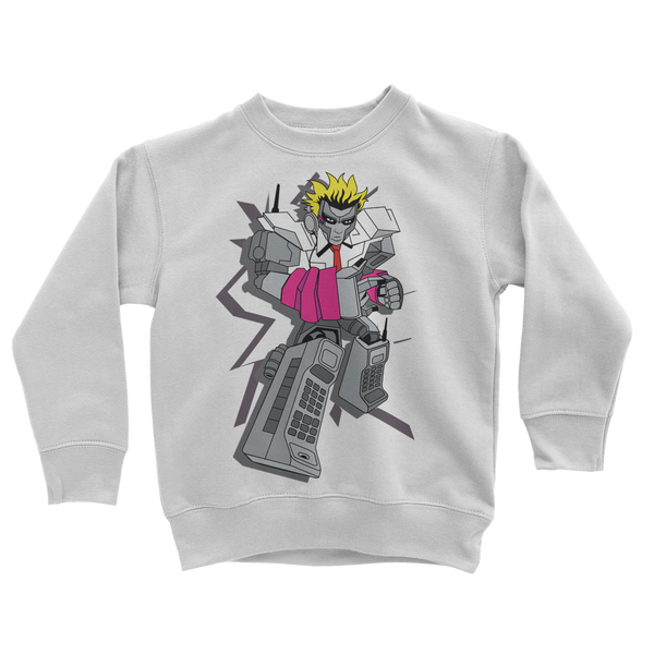 "ROBOT LOVER" (Colour) Classic Kids Sweatshirt
