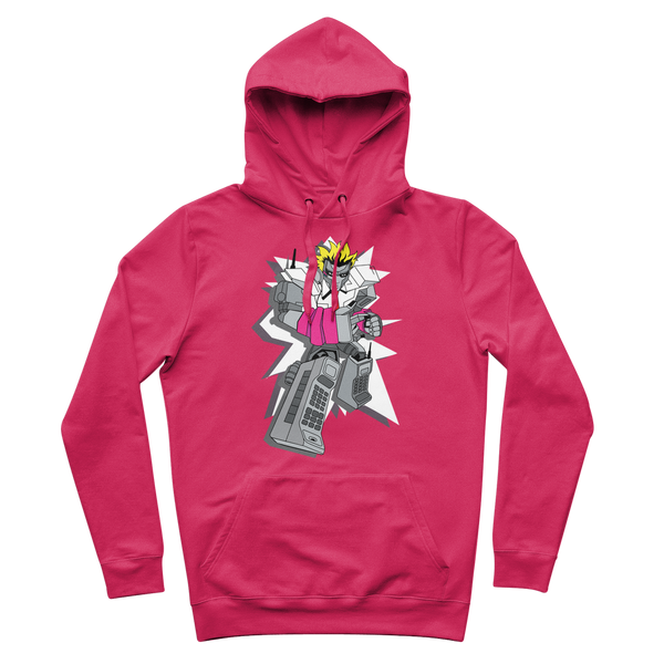 "ROBOT LOVER" (Colour) Premium Adult Hoodie