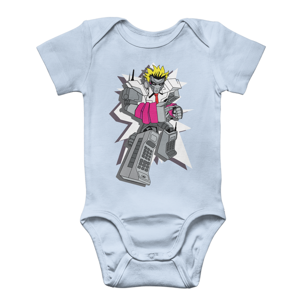 "ROBOT LOVER" (Colour) Classic Baby Onesie Bodysuit