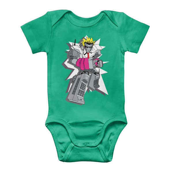 "ROBOT LOVER" (Colour) Classic Baby Onesie Bodysuit