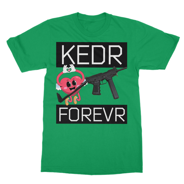 Kedr Forever Heavy Cotton T-Shirt | Tarkov-Inspired Gaming Tee