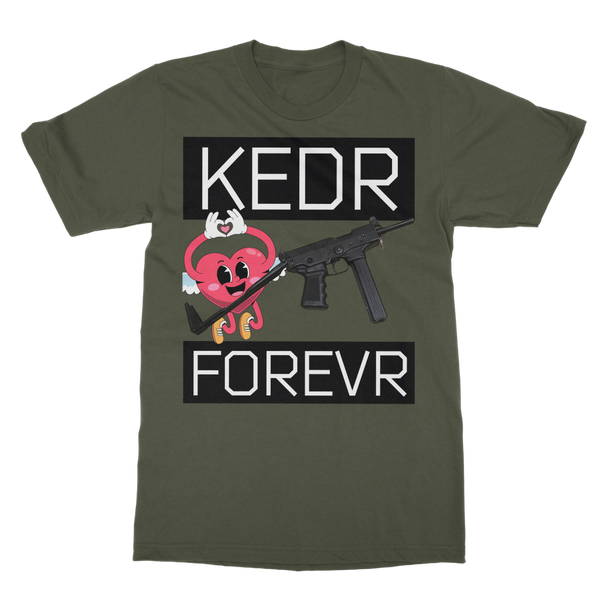 Kedr Forever Heavy Cotton T-Shirt | Tarkov-Inspired Gaming Tee
