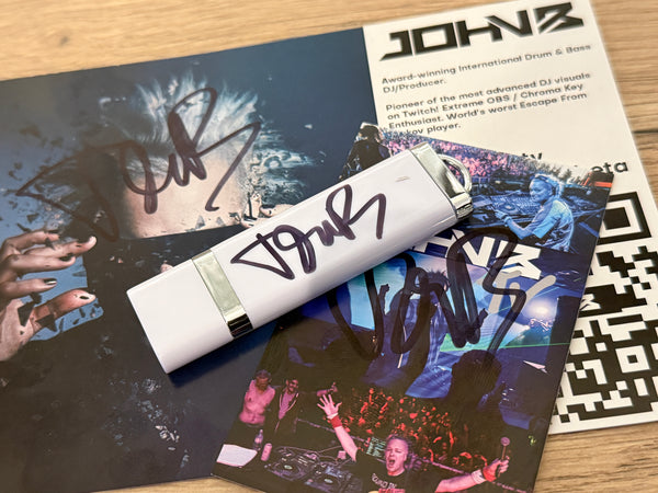 LTD EDITION Signed USB Flash Drive (8GB): John B - FOUND IN RAVE [WAV & MP3 ALBUM]
