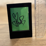 Signed Mini Framed Piece of the Original John B Loft Green Screen