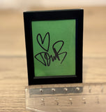 Signed Mini Framed Piece of the Original John B Loft Green Screen