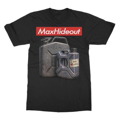 Max Hideout Fuel Can T-Shirt | Tarkov-Inspired Gaming Merch