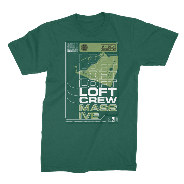 LOFT CREW 4 LIFE - (Large Front Print) Premium Jersey Men's T-Shirt