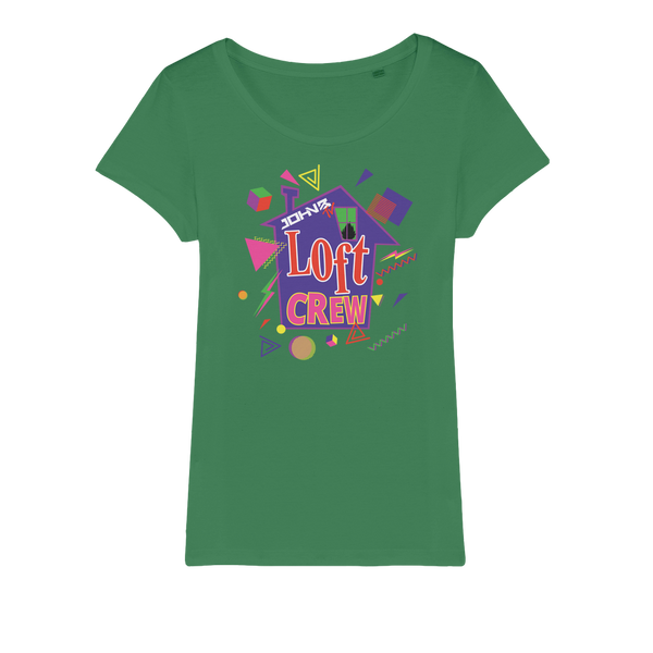Loft Crew (House Party) - Organic Jersey Womens T-Shirt