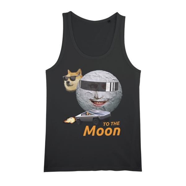 To the Moon - Organic Jersey Womens Tank Top