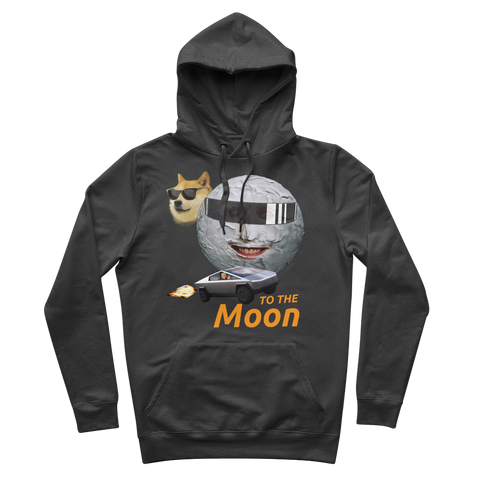 To the Moon - Premium Adult Hoodie